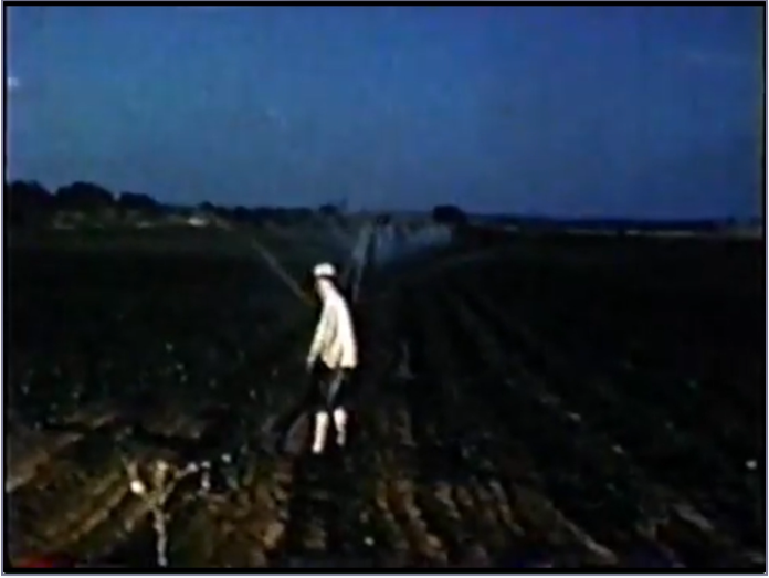 Moving the irrigation pipes