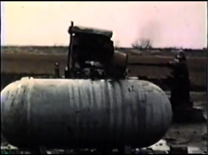 Fuel tank and irrigation well