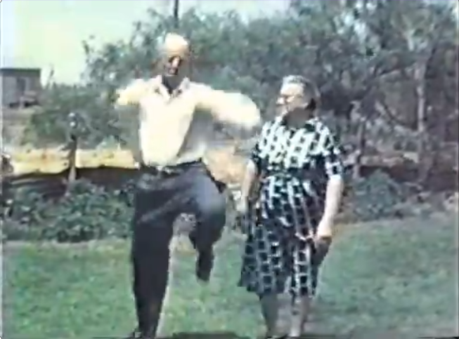 Grandpa learns it's a MOVIE camera!